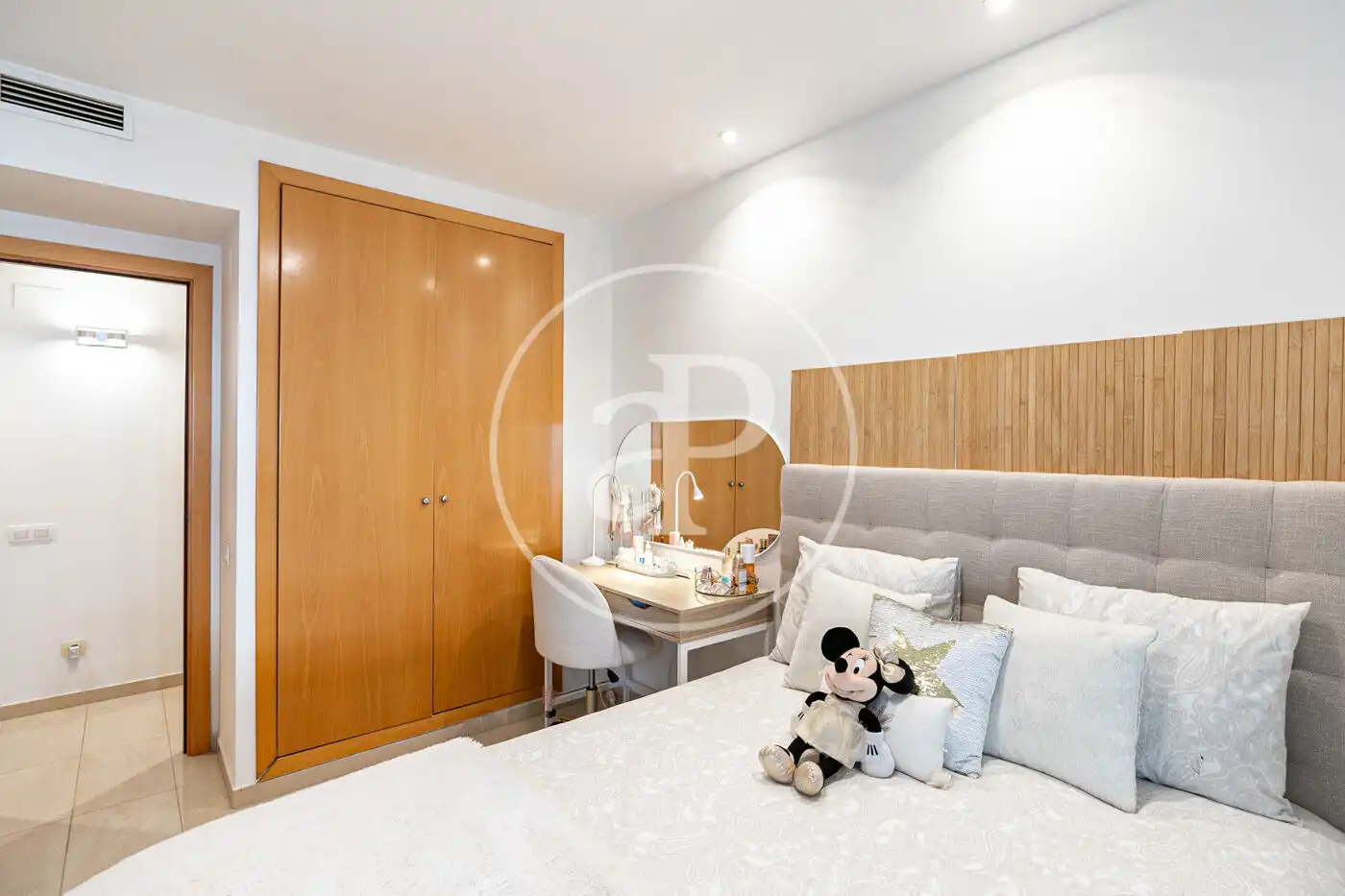 Bedroom of Flat for rent in Badalona  with Air Conditioner, Heating and Terrace