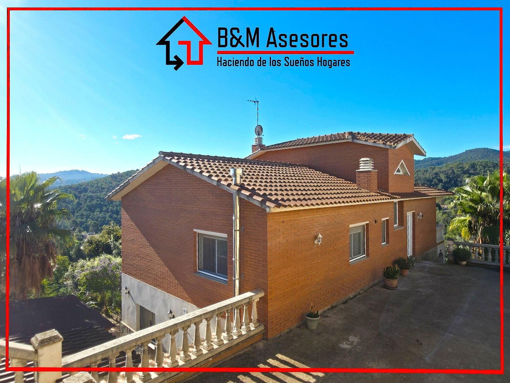 Exterior view of House or chalet for sale in Castellví de Rosanes  with Air Conditioner, Heating and Private garden