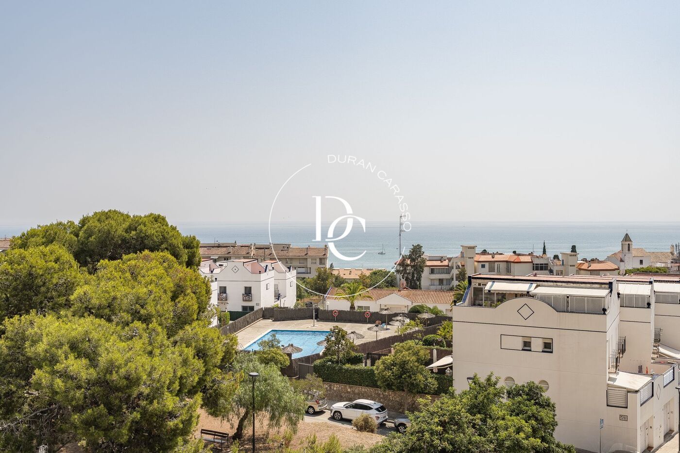 Vista exterior de Pis en venda en Sitges amb Calefacció i Terrassa