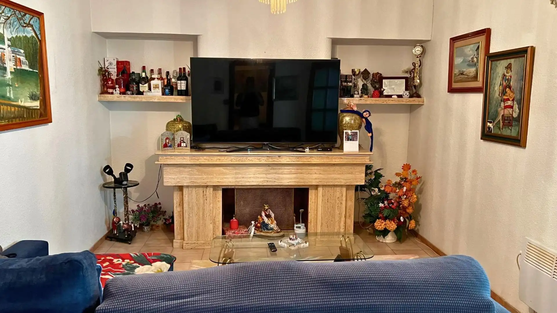 Sala de estar de Piso en venta en Elda con Calefacción, Terraza y Balcón