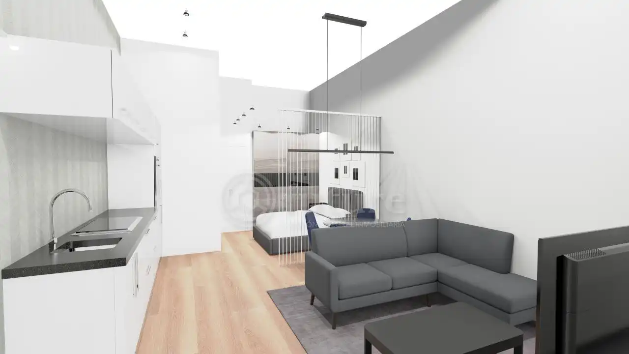 Sala d'estar de Estudi en venda en Salamanca amb Aire condicionat, Calefacció i Moblat