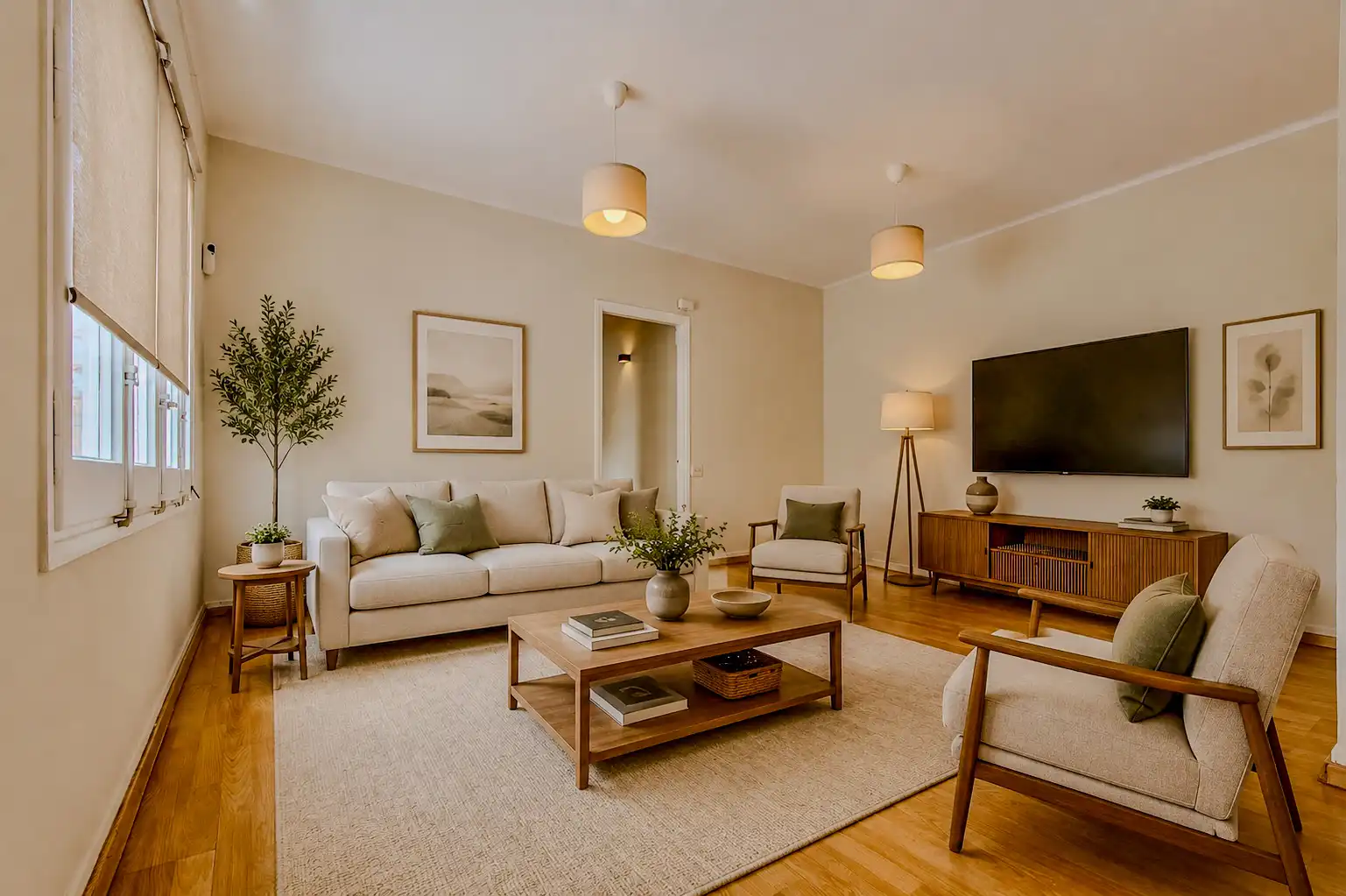 Sala de estar de Casa o chalet en venta en Premià de Mar con Parquet, Balcón y Alarma