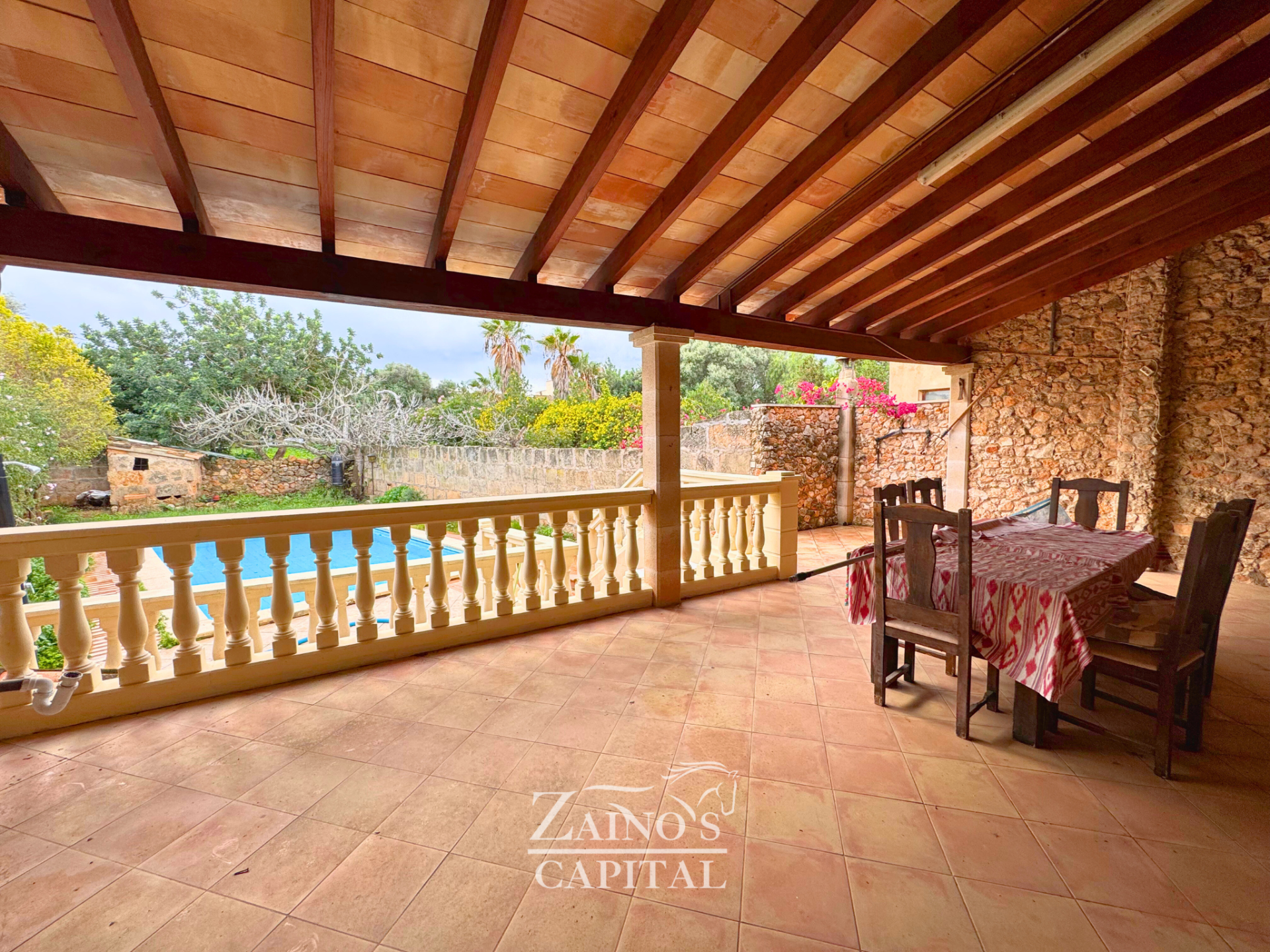 Terrassa de Casa adosada en venda en Marratxí amb Aire condicionat, Calefacció i Jardí privat