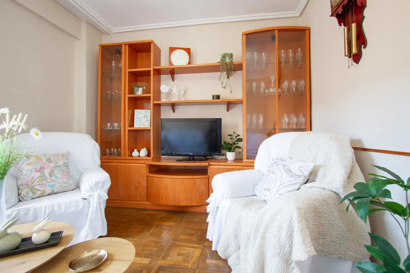 Sala de estar de Ático en venta en Ansoáin / Antsoain con Calefacción, Terraza y Amueblado