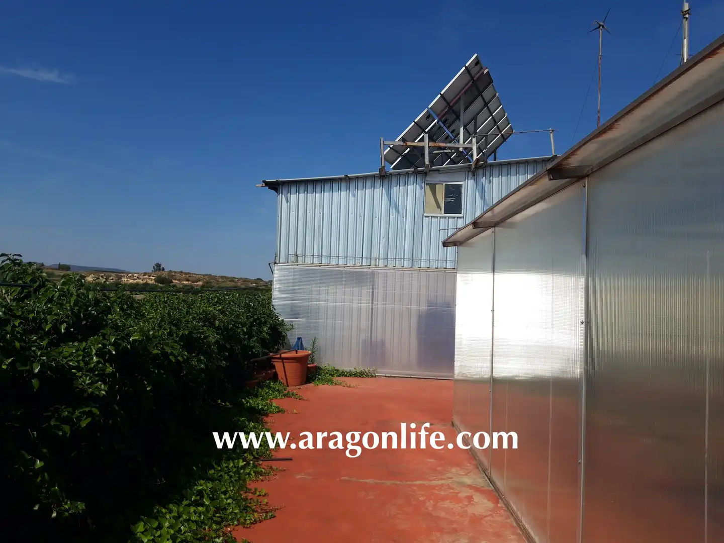 Jardín de Finca rústica en venta en Caspe con Amueblado