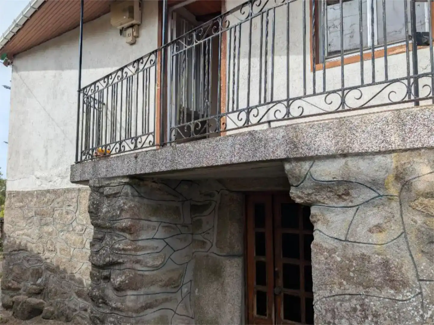 Terrassa de Casa o xalet en venda en San Cristovo de Cea amb Balcó