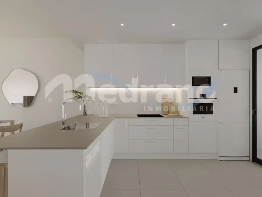 Cocina de Piso en venta en La Nucia con Aire acondicionado, Jardín privado y Terraza