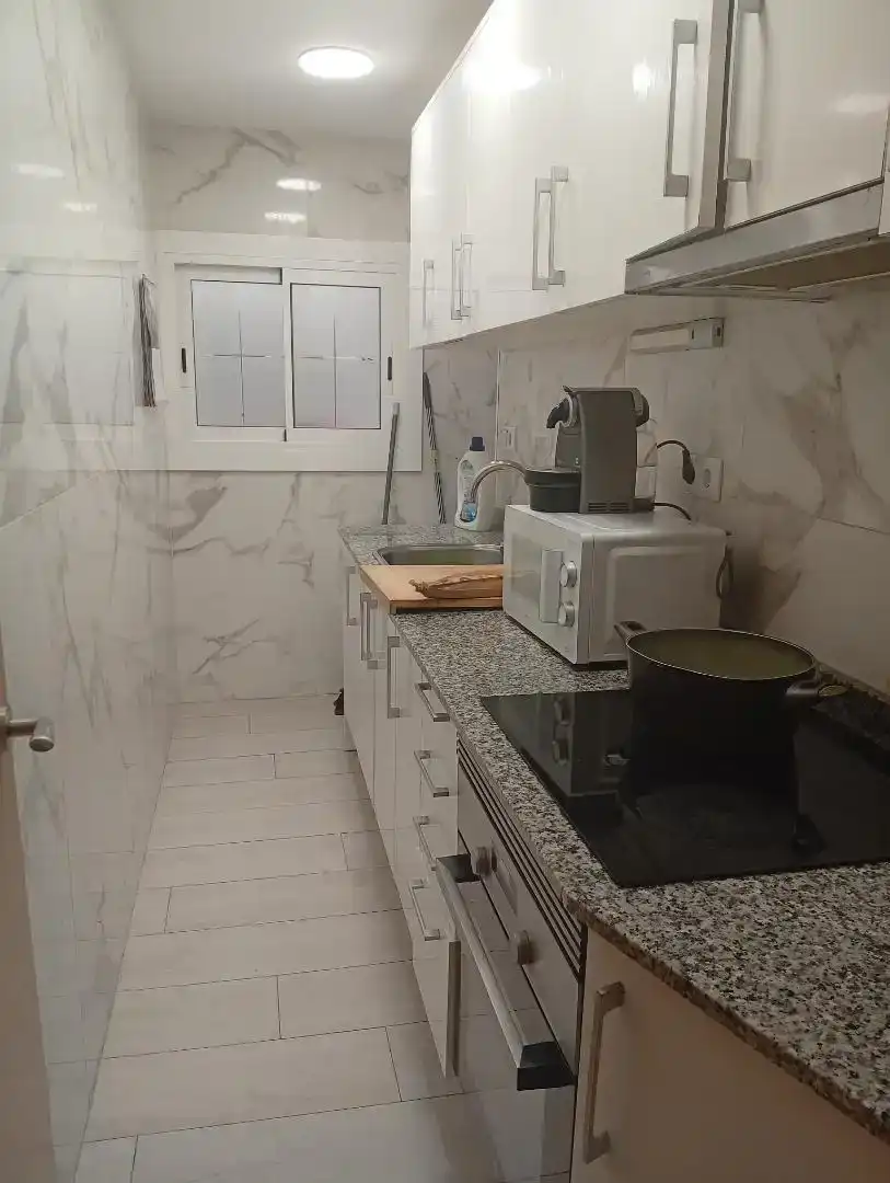 Kitchen of Flat for share in Ripollet  with Furnished