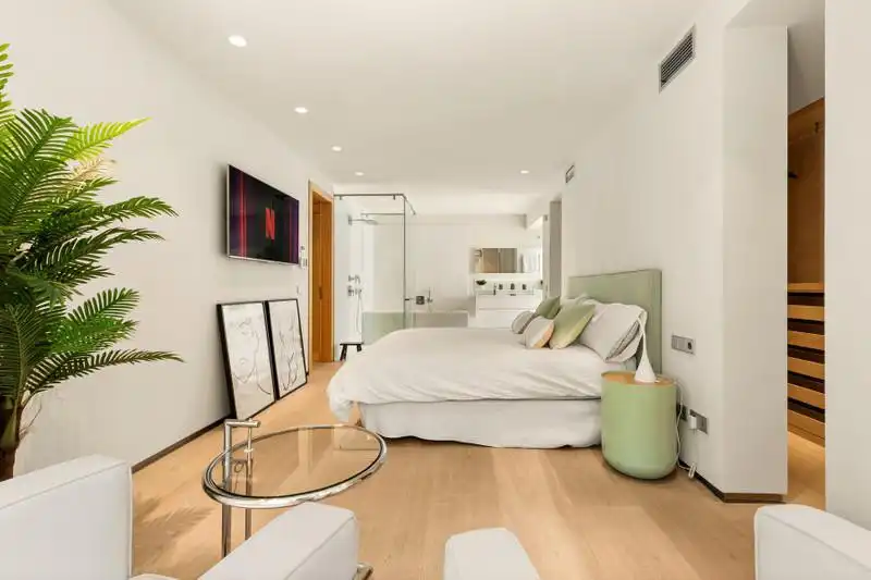 Bedroom of Houses for rent in Marbella  with Air Conditioner, Private garden and Terrace