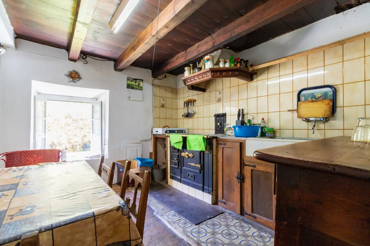 Cocina de Casa adosada en venta en Orbaitzeta con Calefacción, Jardín privado y Balcón