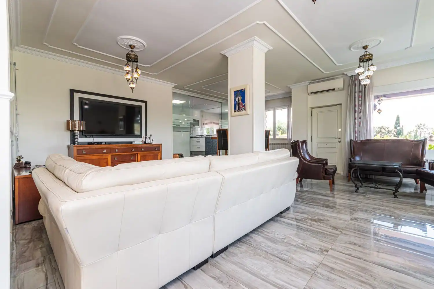 Sala de estar de Casa o chalet en venta en Algete con Aire acondicionado, Calefacción y Trastero