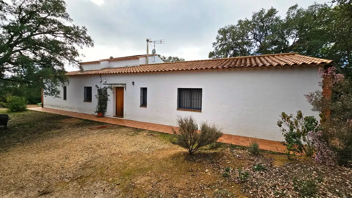 Vista exterior de Finca rústica en venta en Santa Ana la Real con Calefacción, Jardín privado y Terraza