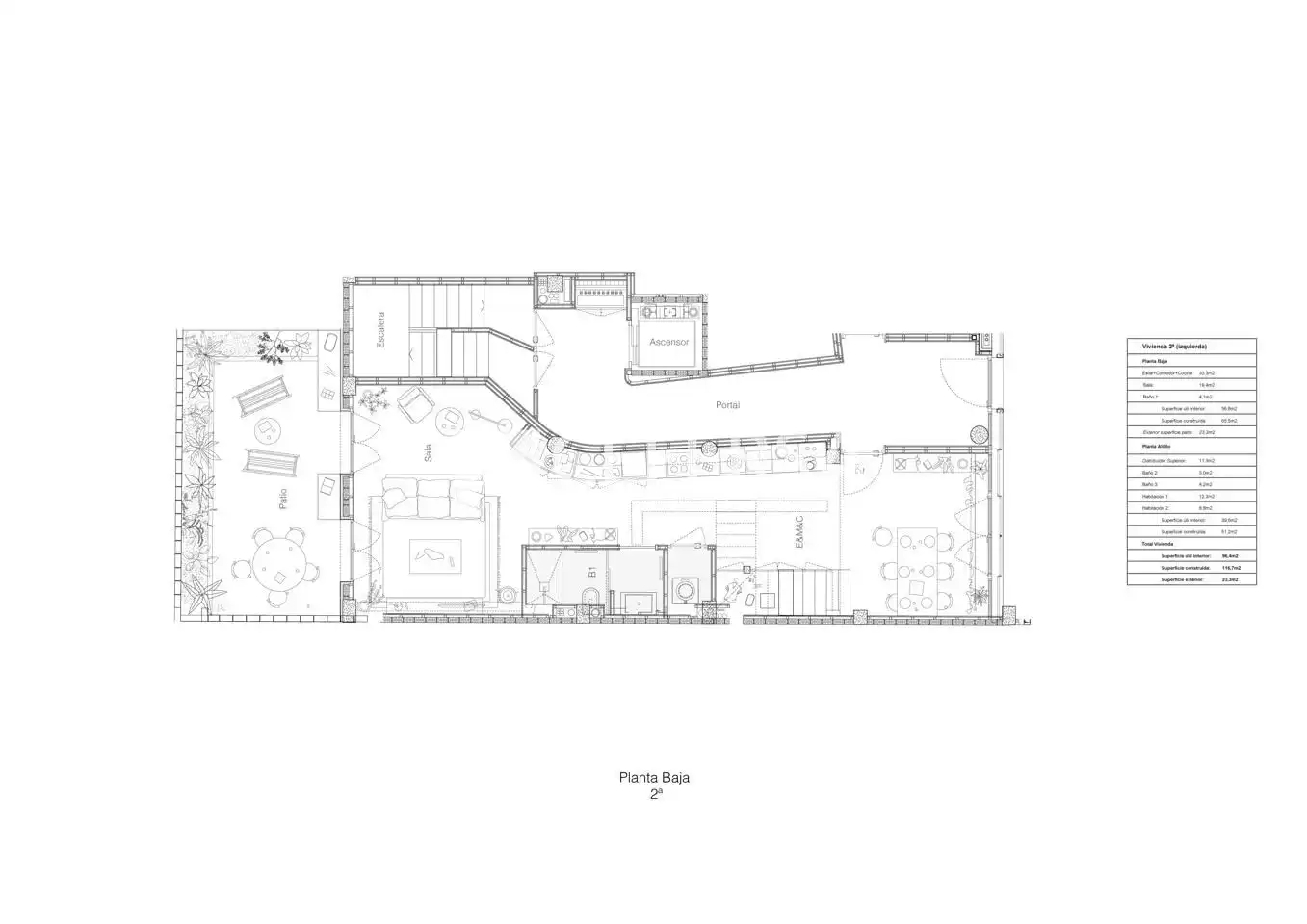 Planta baja en venta en Carrer de Sardenya, Sagrada Família