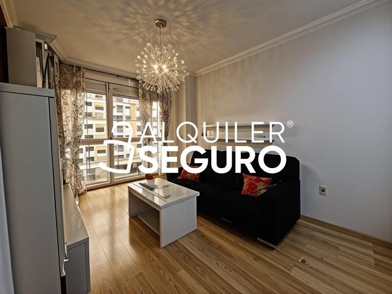 Living room of Flat to rent in  Madrid Capital  with Air Conditioner, Heating and Storage room