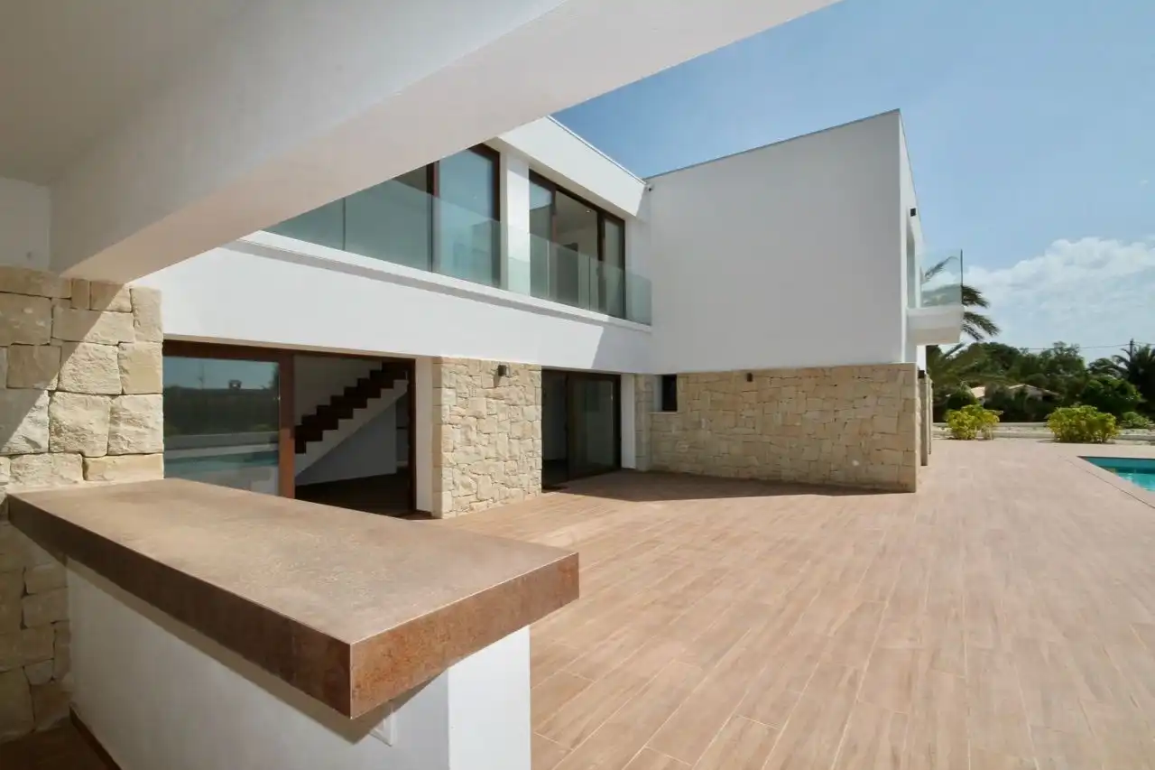 Terrassa de Casa o xalet en venda en L'Alfàs del Pi amb Aire condicionat, Calefacció i Jardí privat