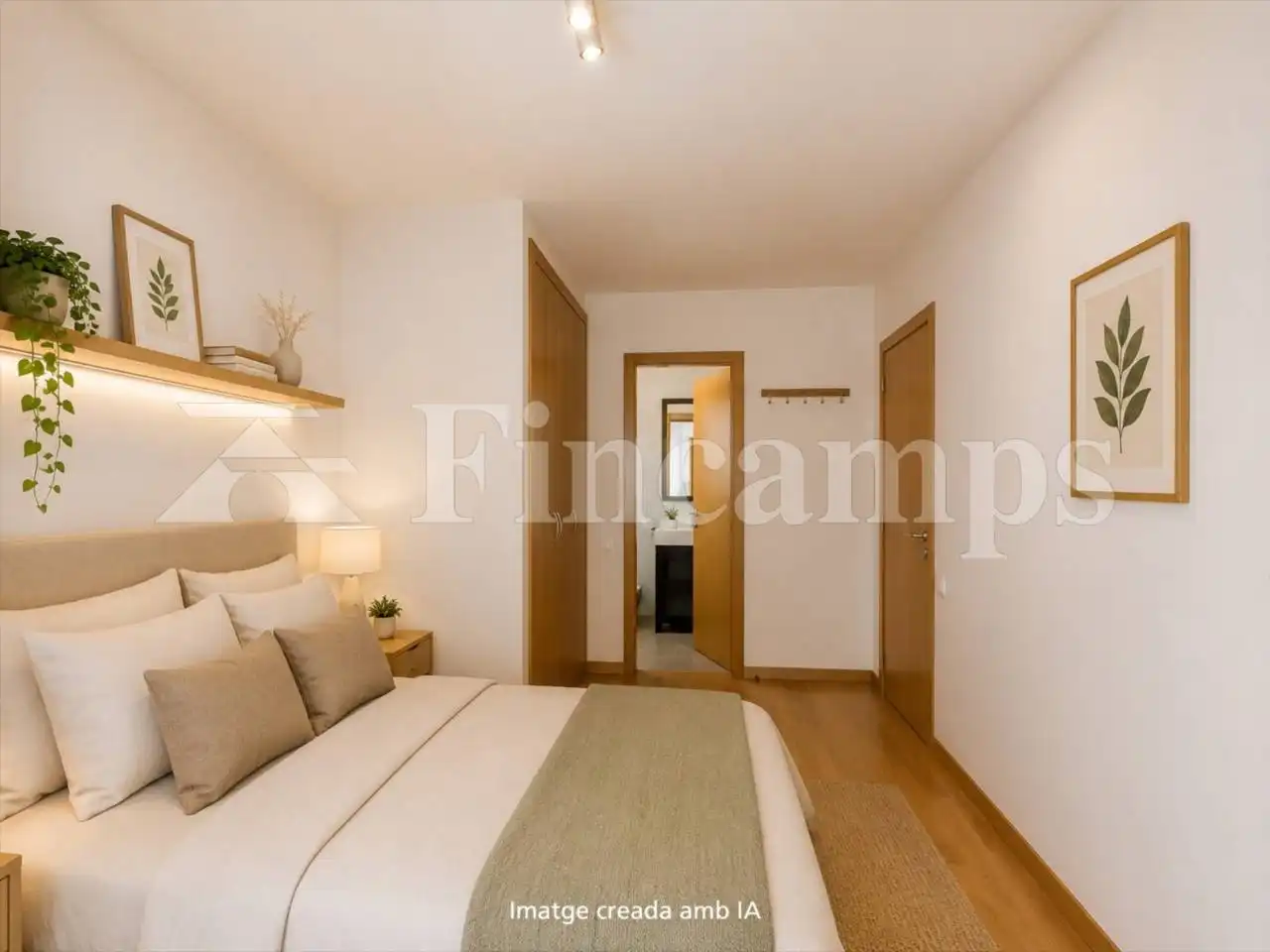 Schlafzimmer von Dachboden zum Verkauf in Terrassa mit Klimaanlage, Heizung und Parkett