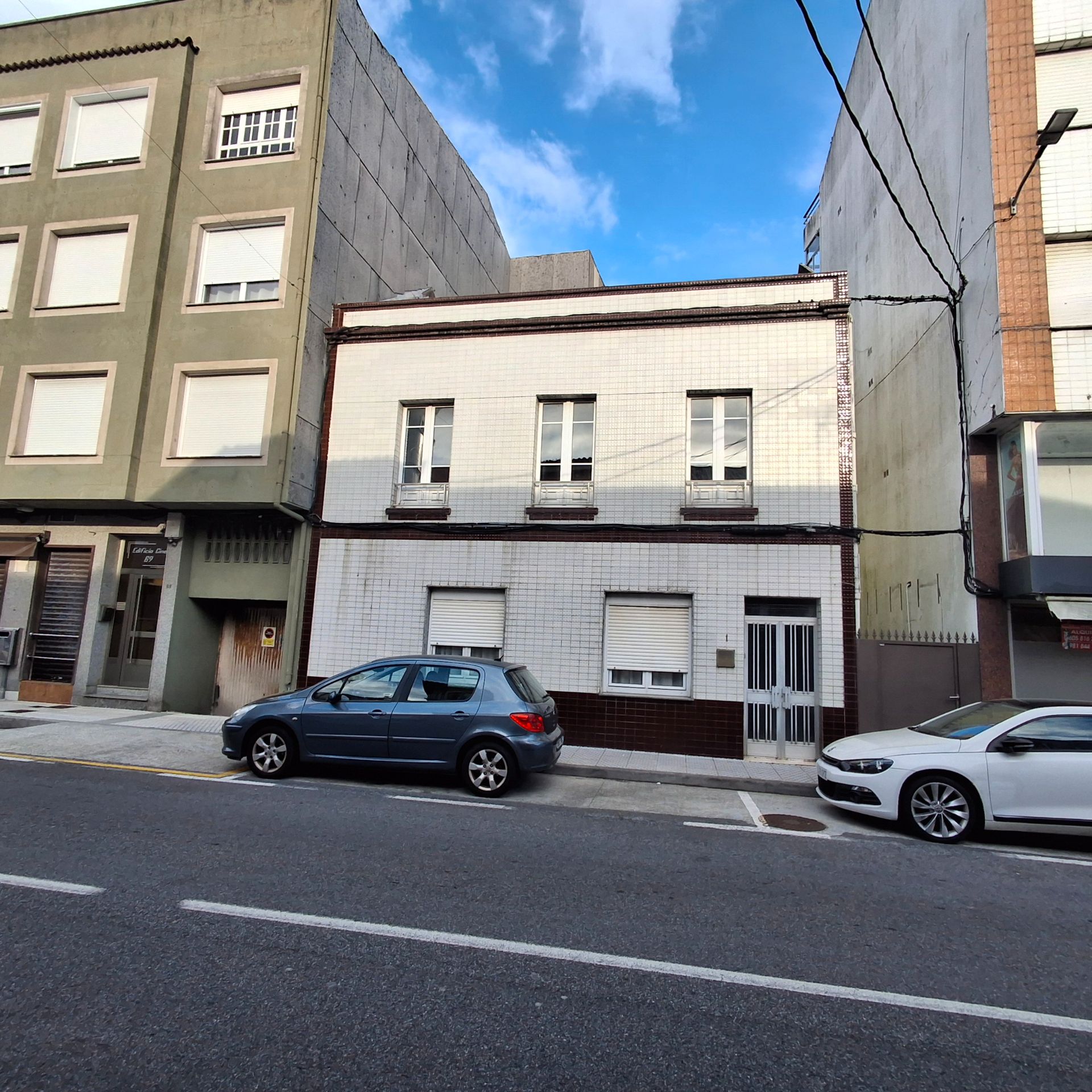 Exterior view of Single-family semi-detached for sale in Boiro  with Storage room
