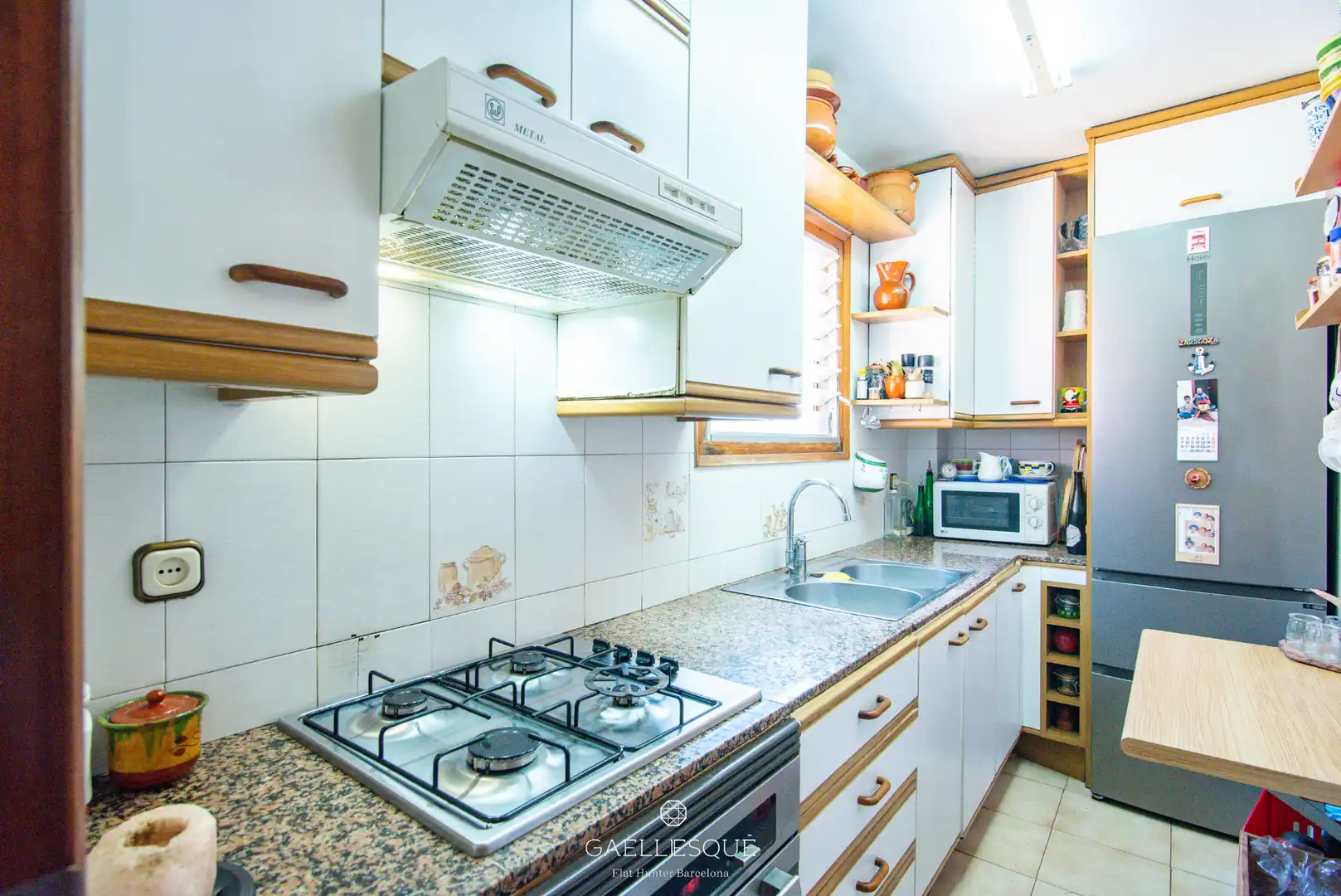 Cocina de Casa o chalet en venta en Barcelona con Calefacción, Jardín privado y Terraza