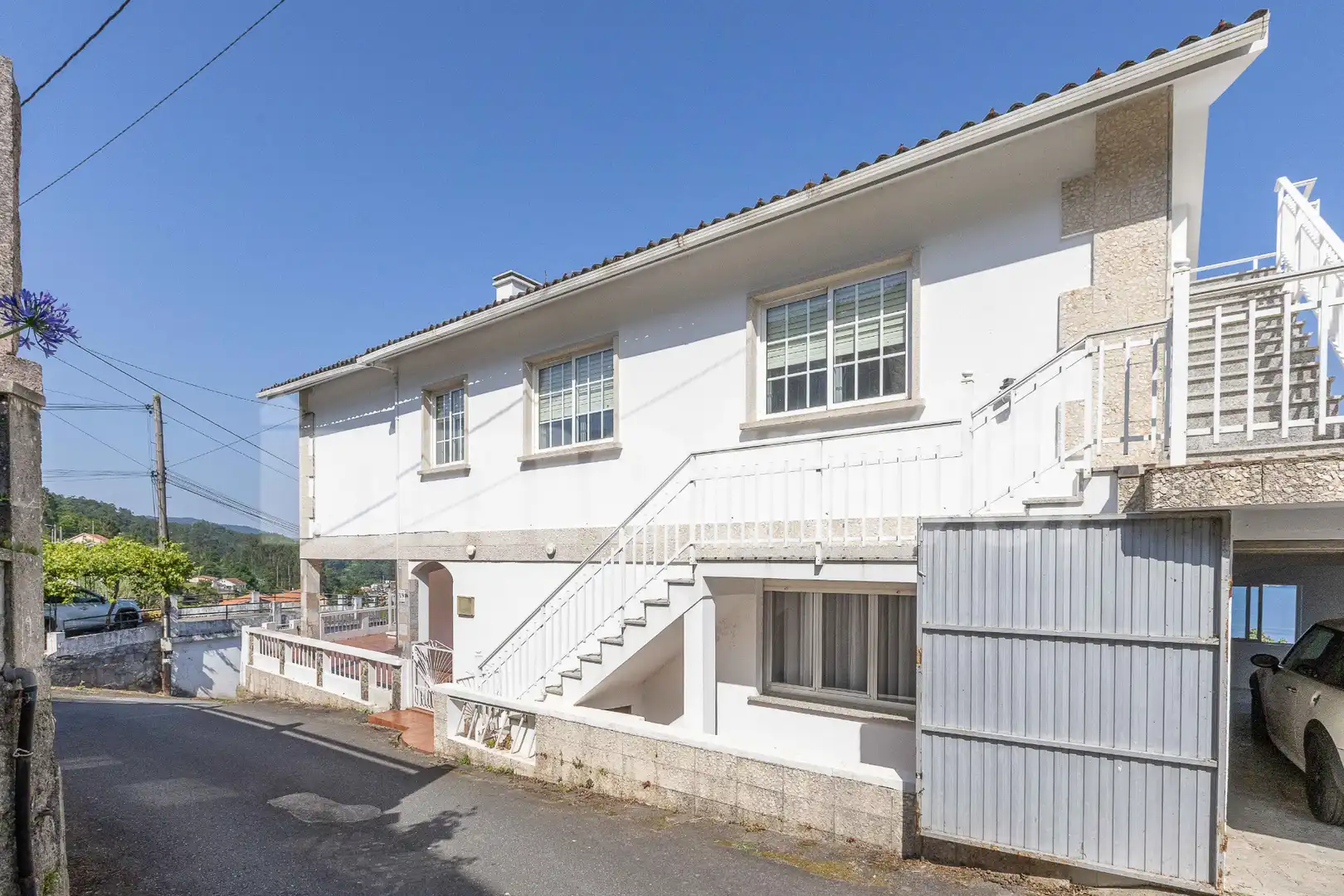 Vista exterior de Casa o chalet en venta en Sanxenxo con Calefacción, Jardín privado y Terraza