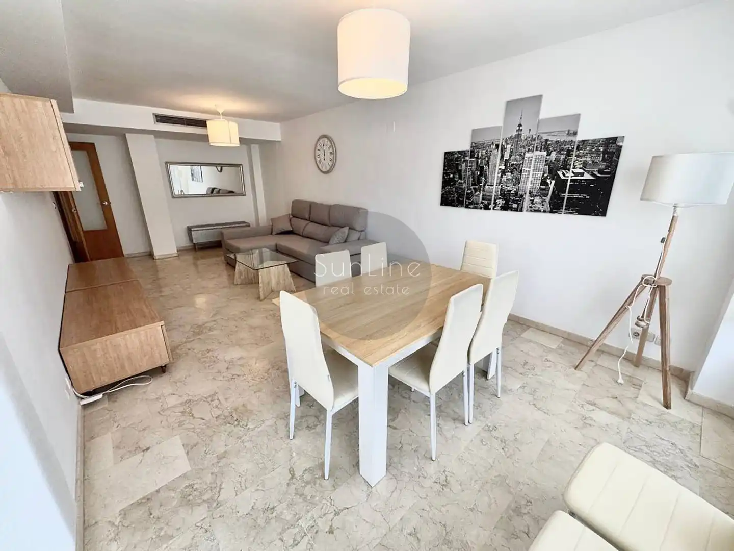 Sala de estar de Piso de alquiler en Valencia con Amueblado y Balcón