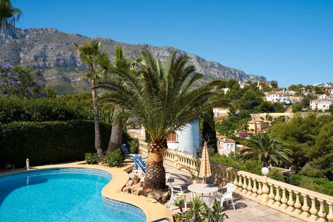 Vista exterior de Casa o chalet de alquiler en Dénia con Aire acondicionado, Jardín privado y Terraza