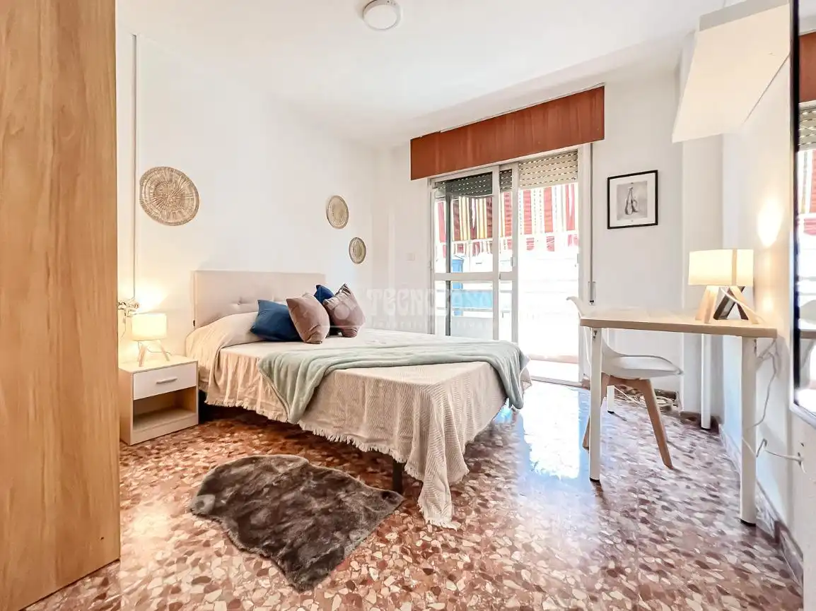 Bedroom of Flat for sale in Málaga  with Terrace and Storage room