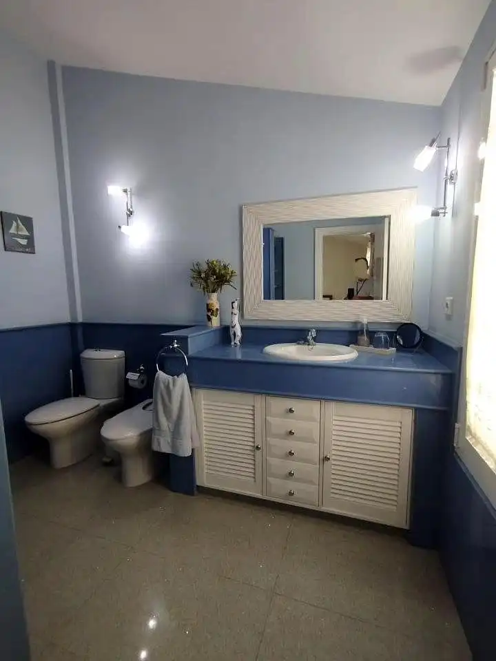 Bathroom of Houses for rent in San Bartolomé de Tirajana  with Air Conditioner, Private garden and Terrace