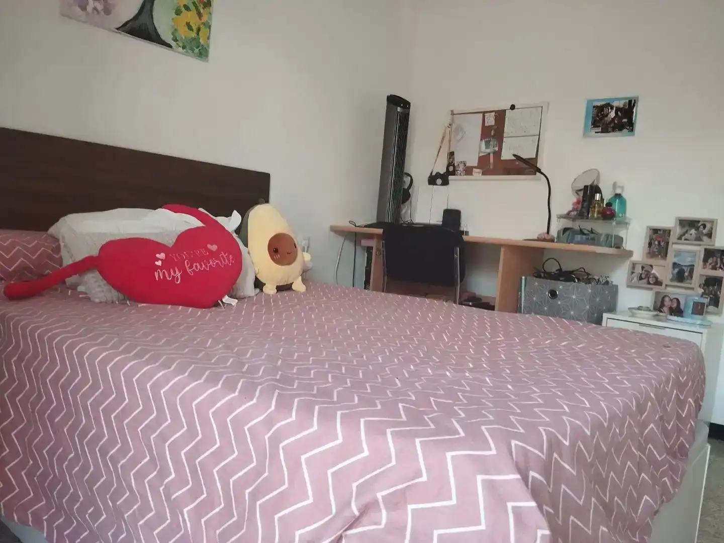 Bedroom of Flat for sale in Girona Capital  with Terrace and Balcony