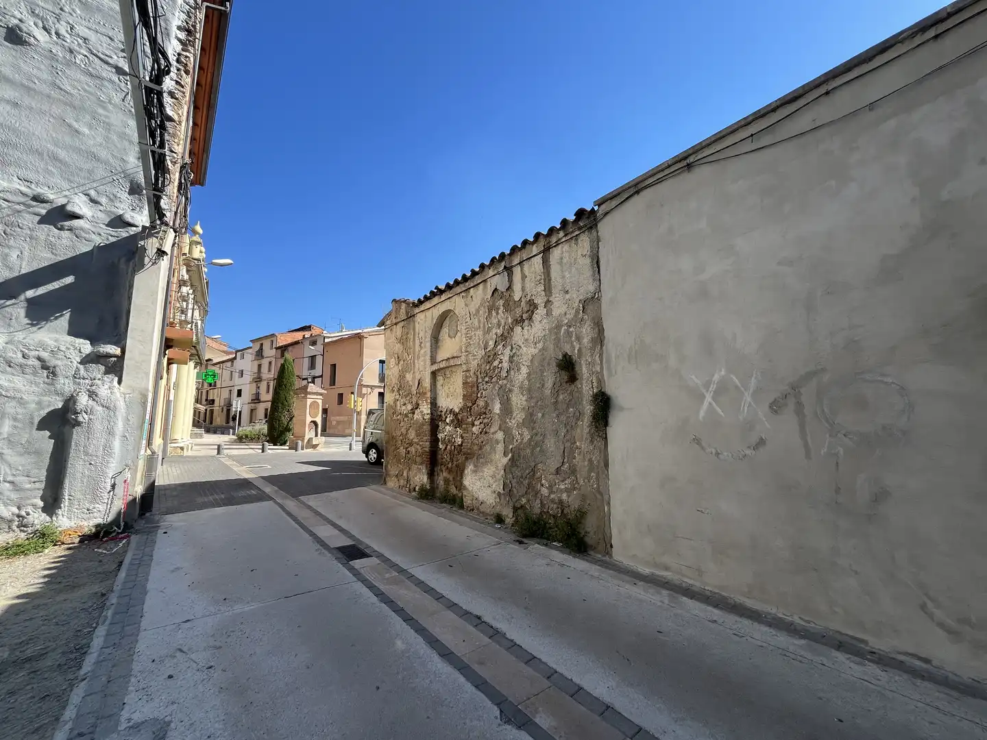 Exterior view of Industrial buildings for sale in La Pobla de Claramunt