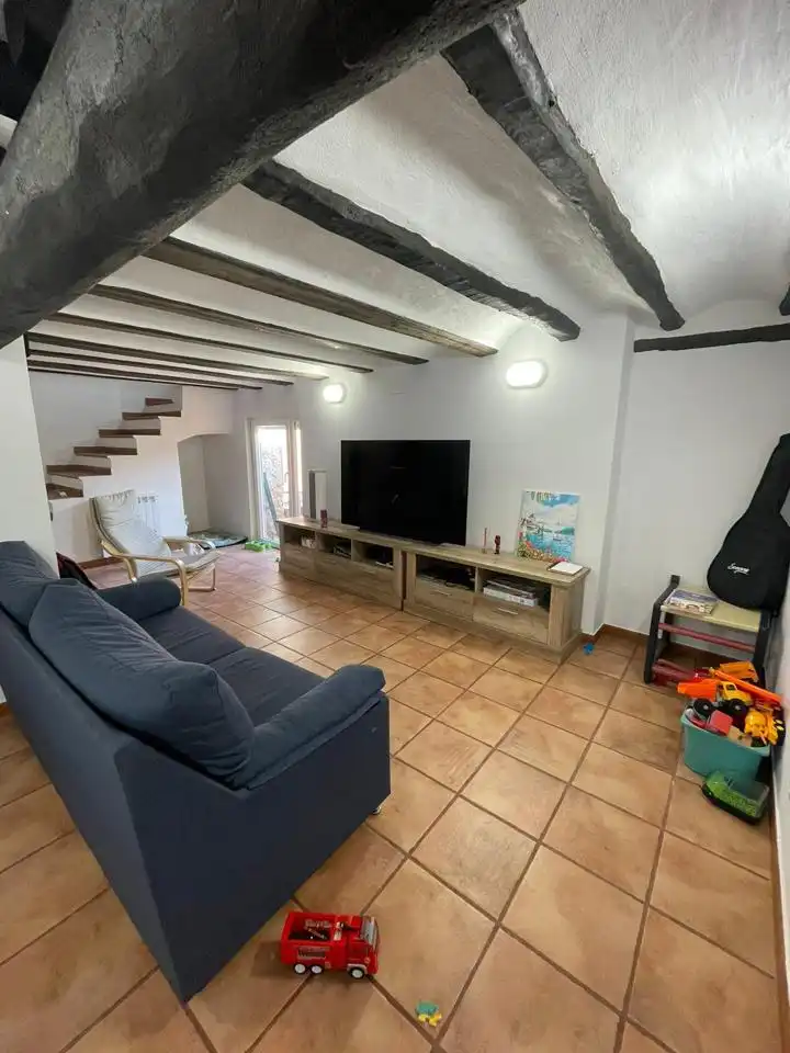 Sala de estar de Casa o chalet en venta en Villastar con Calefacción, Jardín privado y Terraza