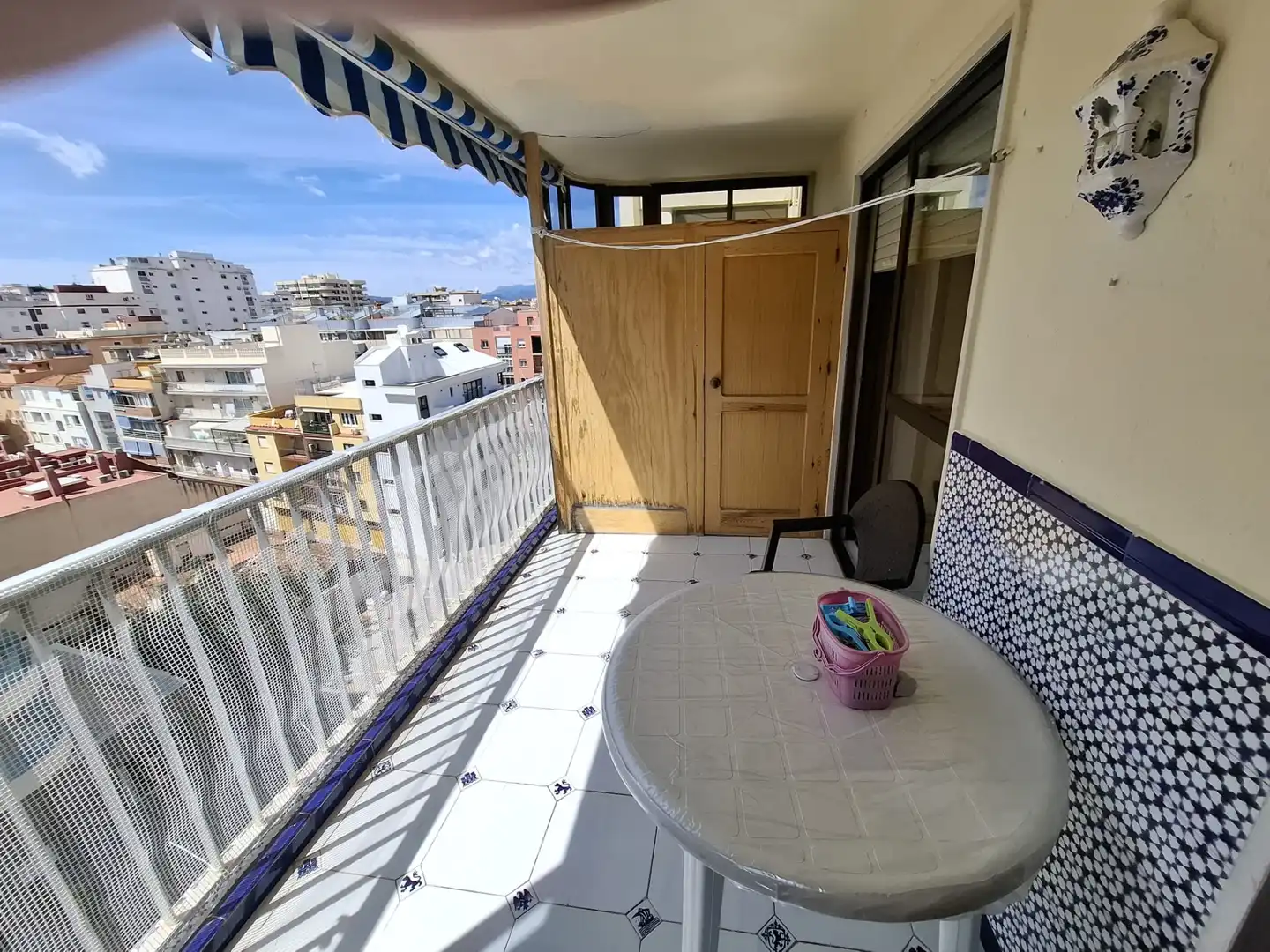 Balcony of Flat for sale in Fuengirola  with Air Conditioner and Terrace