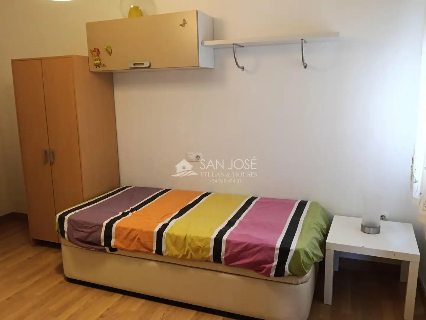 Bedroom of Flat for sale in Aspe  with Heating, Terrace and Storage room