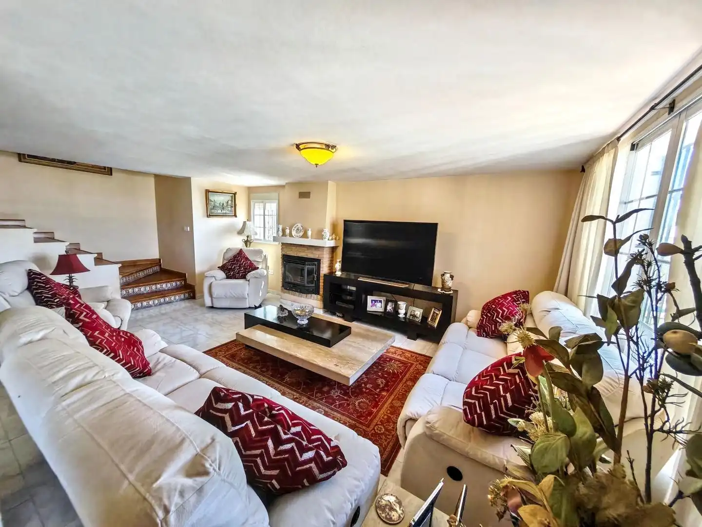 Wohnzimmer von Haus oder Chalet zum Verkauf in Alhaurín de la Torre mit Privatgarten, Terrasse und Abstellraum