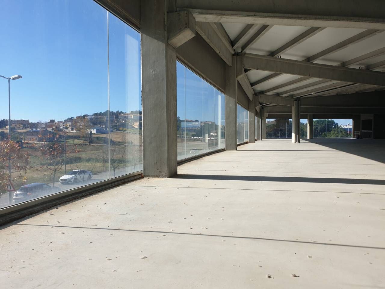 Vista exterior de Nau industrial de lloguer en Llagostera