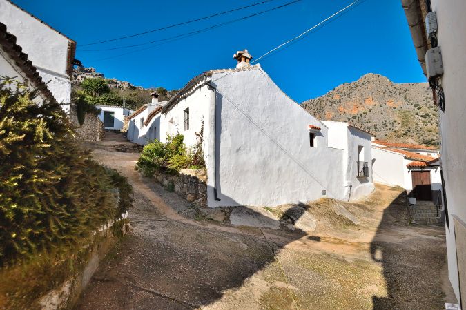 Exterior view of Single-family semi-detached for sale in Montejaque  with Terrace