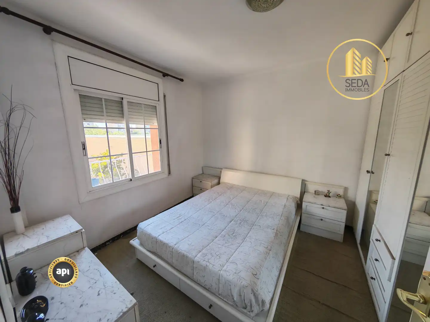 Bedroom of Flat for sale in Terrassa
