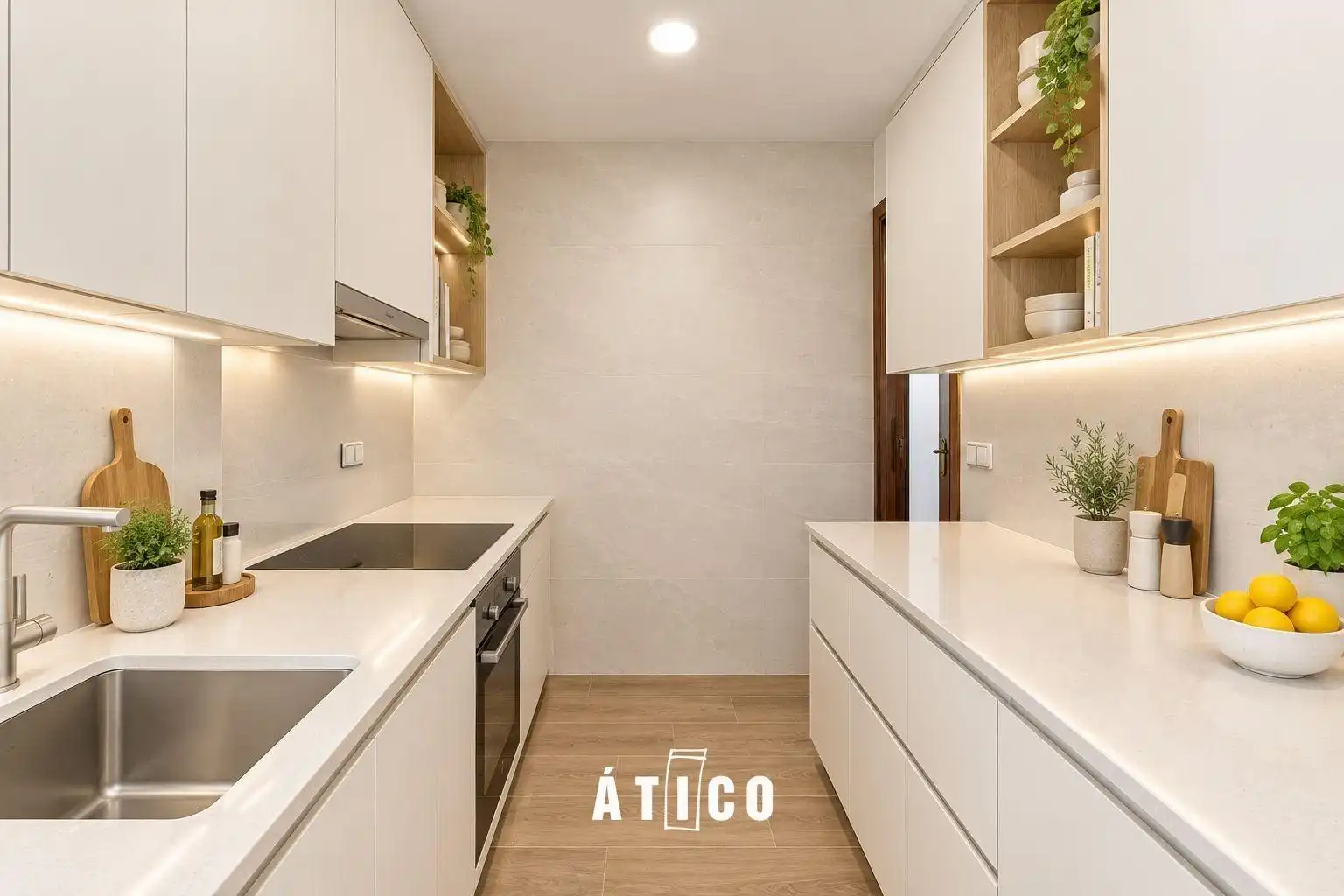 Kitchen of Attic for sale in Barcelona  with Terrace
