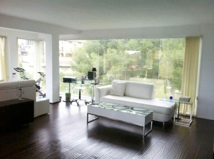 Living room of House or chalet for sale in Benicasim / Benicàssim  with Private garden, Parquet flooring and Terrace
