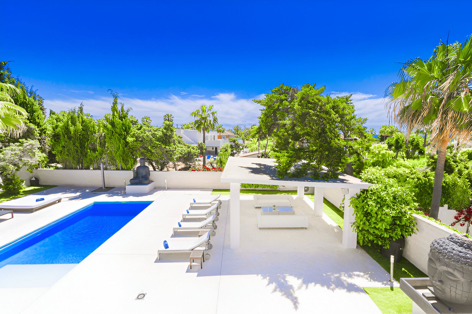 Jardí de Casa o xalet en venda en Marbella amb Aire condicionat, Jardí privat i Terrassa