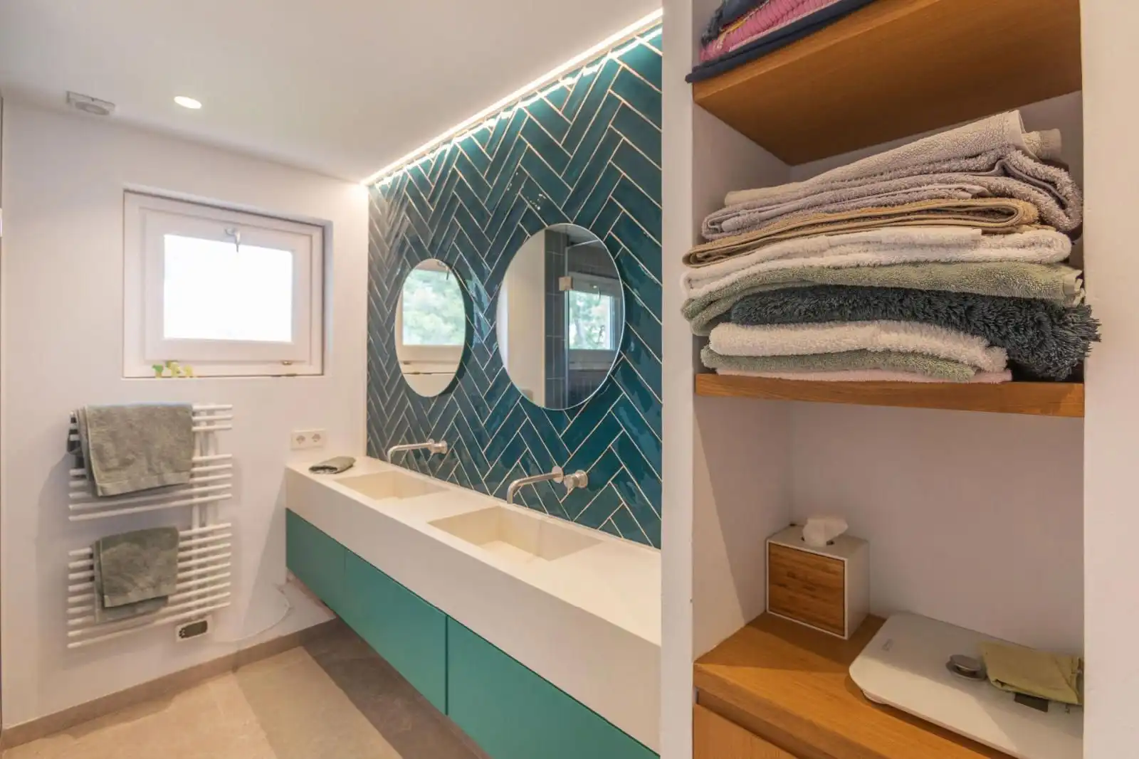 Badezimmer von Wohnungen zum Verkauf in Palafrugell mit Heizung, Terrasse und Möbliert