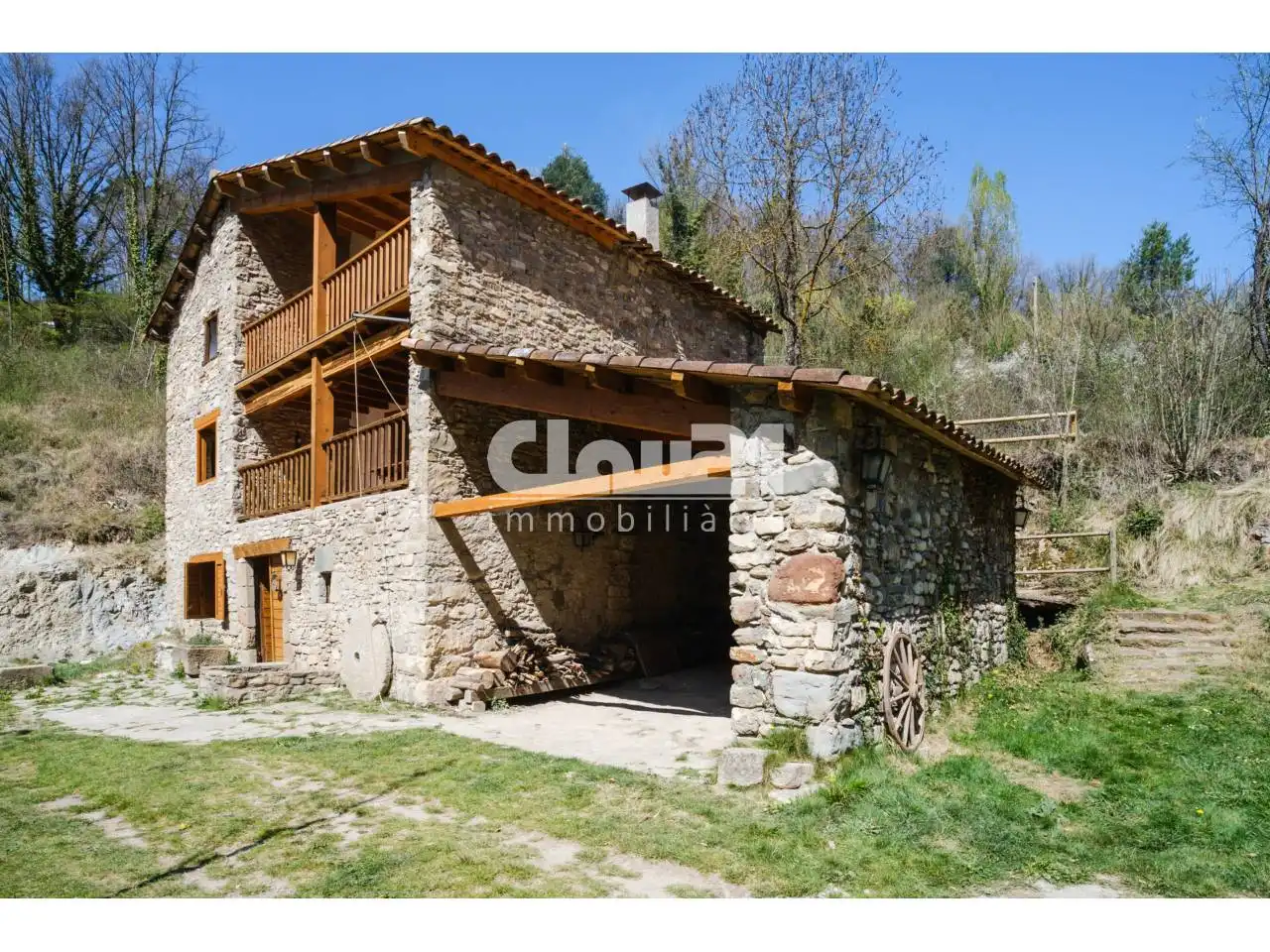 Vista exterior de Casa o chalet en venta en Borredà con Jardín privado