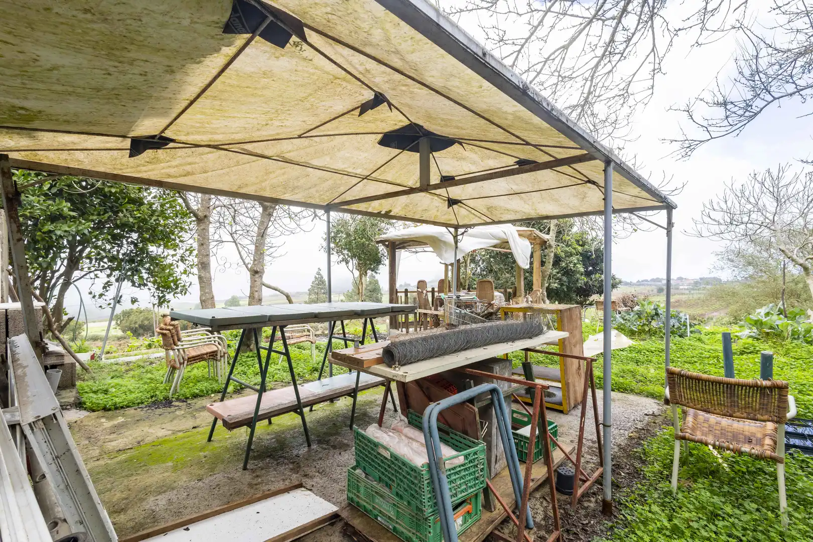 Terraza de Finca rústica en venta en San Cristóbal de la Laguna con Calefacción, Jardín privado y Terraza