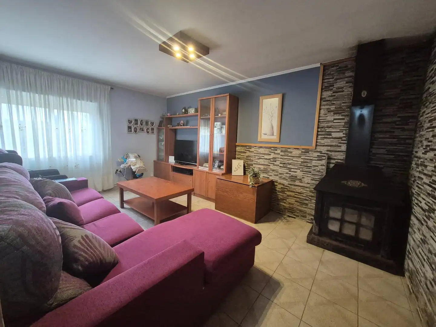 Living room of Houses for sale in Narón  with Heating and Terrace