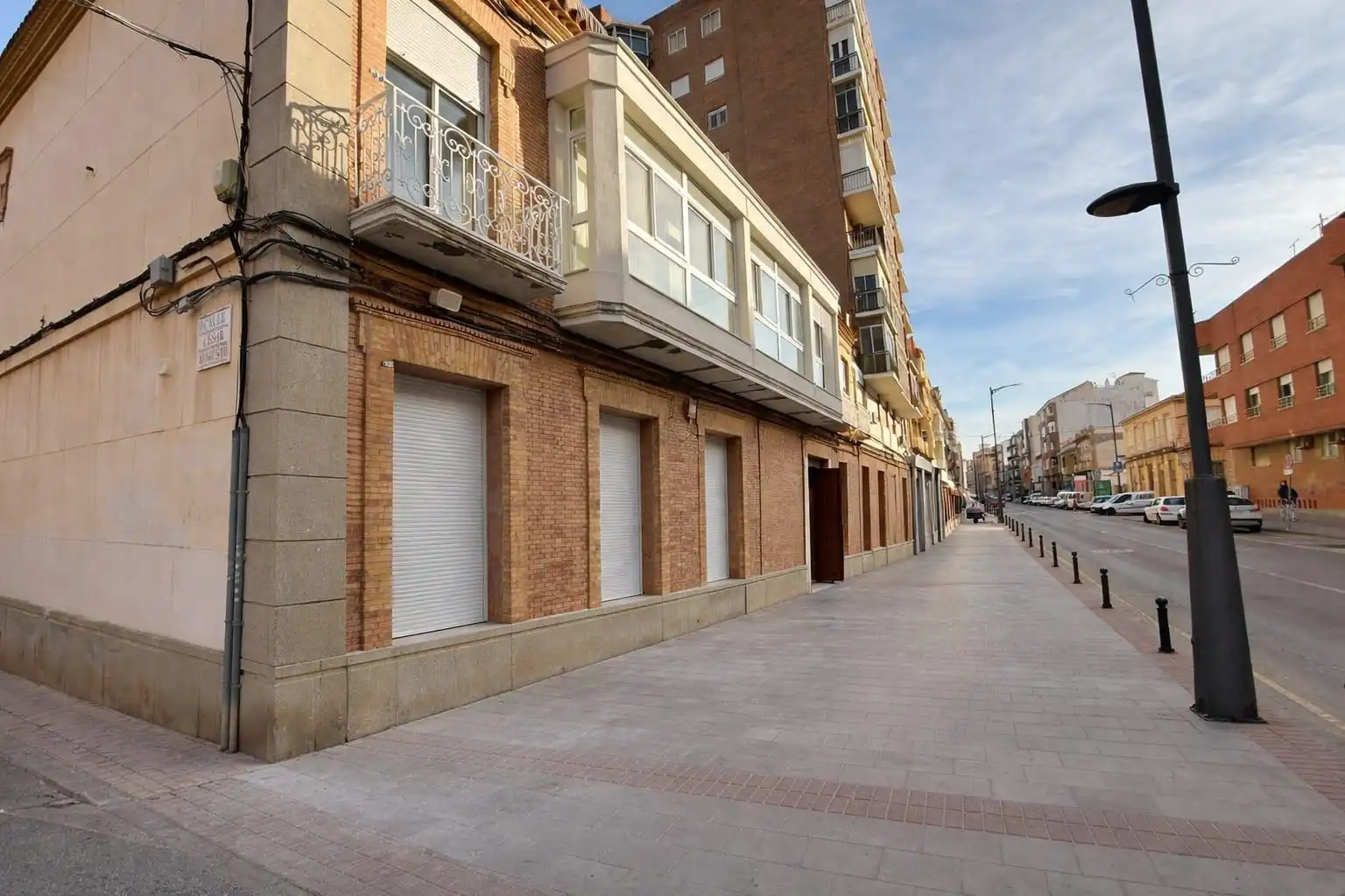 Vista exterior de Planta baja en venta en La Unión con Terraza y Trastero