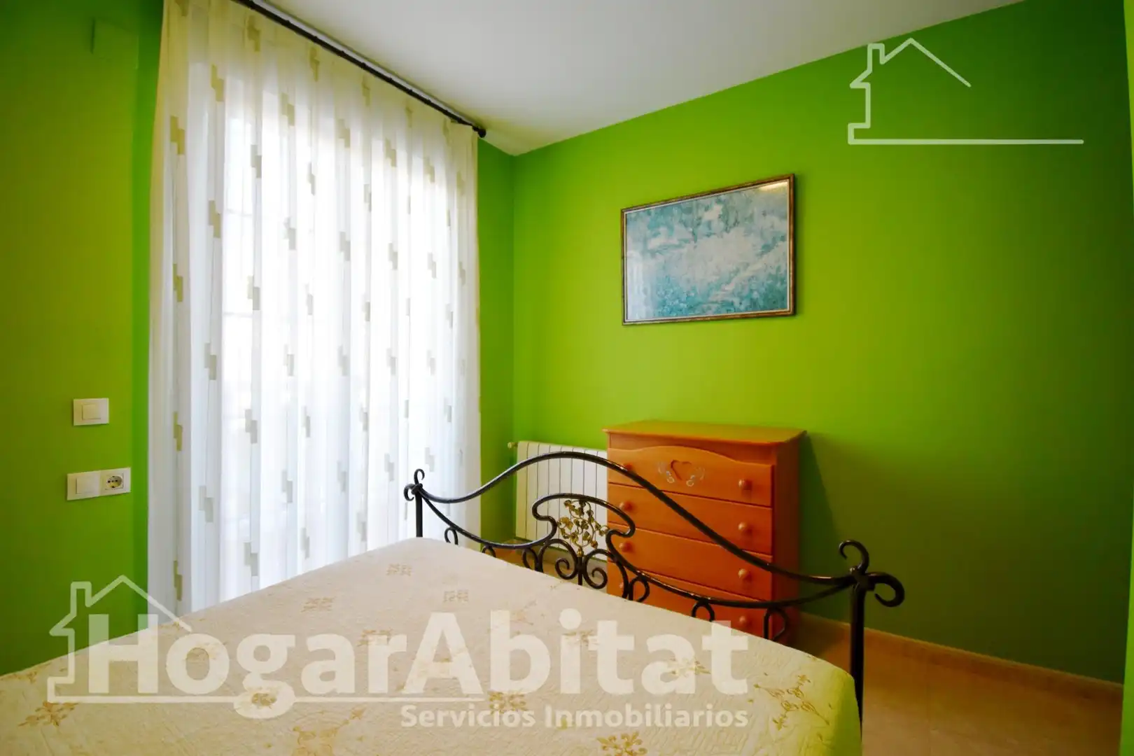 Schlafzimmer von Einfamilien-Reihenhaus zum Verkauf in Cullera mit Heizung, Terrasse und Abstellraum