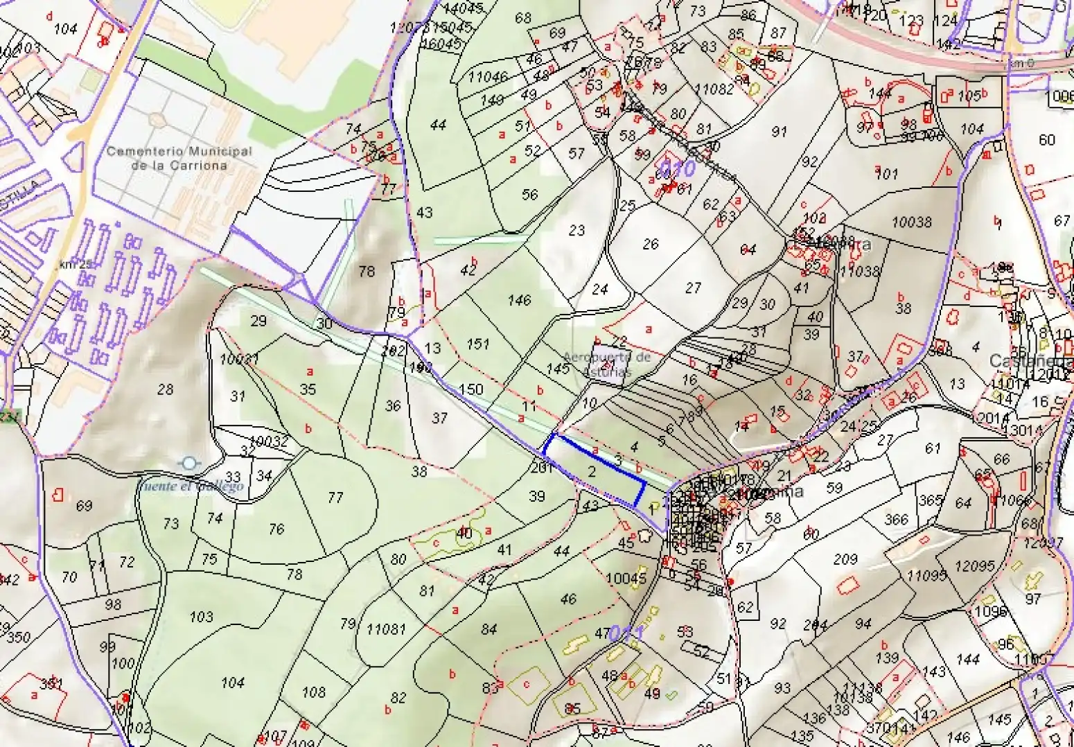 Terreno en venta en Camino de Gaxín, El Carbayedo - El Quirinal