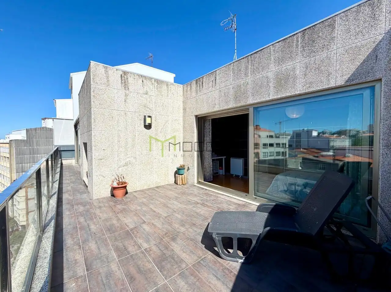 Terraza de Ático en venta en A Coruña Capital  con Calefacción, Terraza y Trastero
