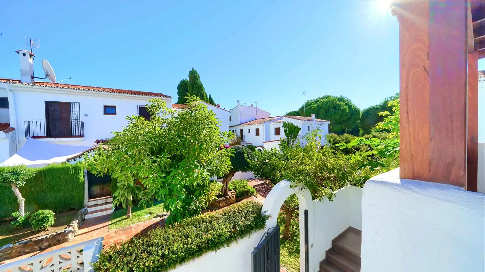 Jardín de Casa adosada en venta en Marbella con Aire acondicionado, Jardín privado y Terraza