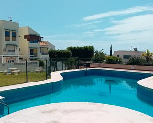 Swimming pool of Flat for sale in Roquetas de Mar  with Air Conditioner, Furnished and Washing machine