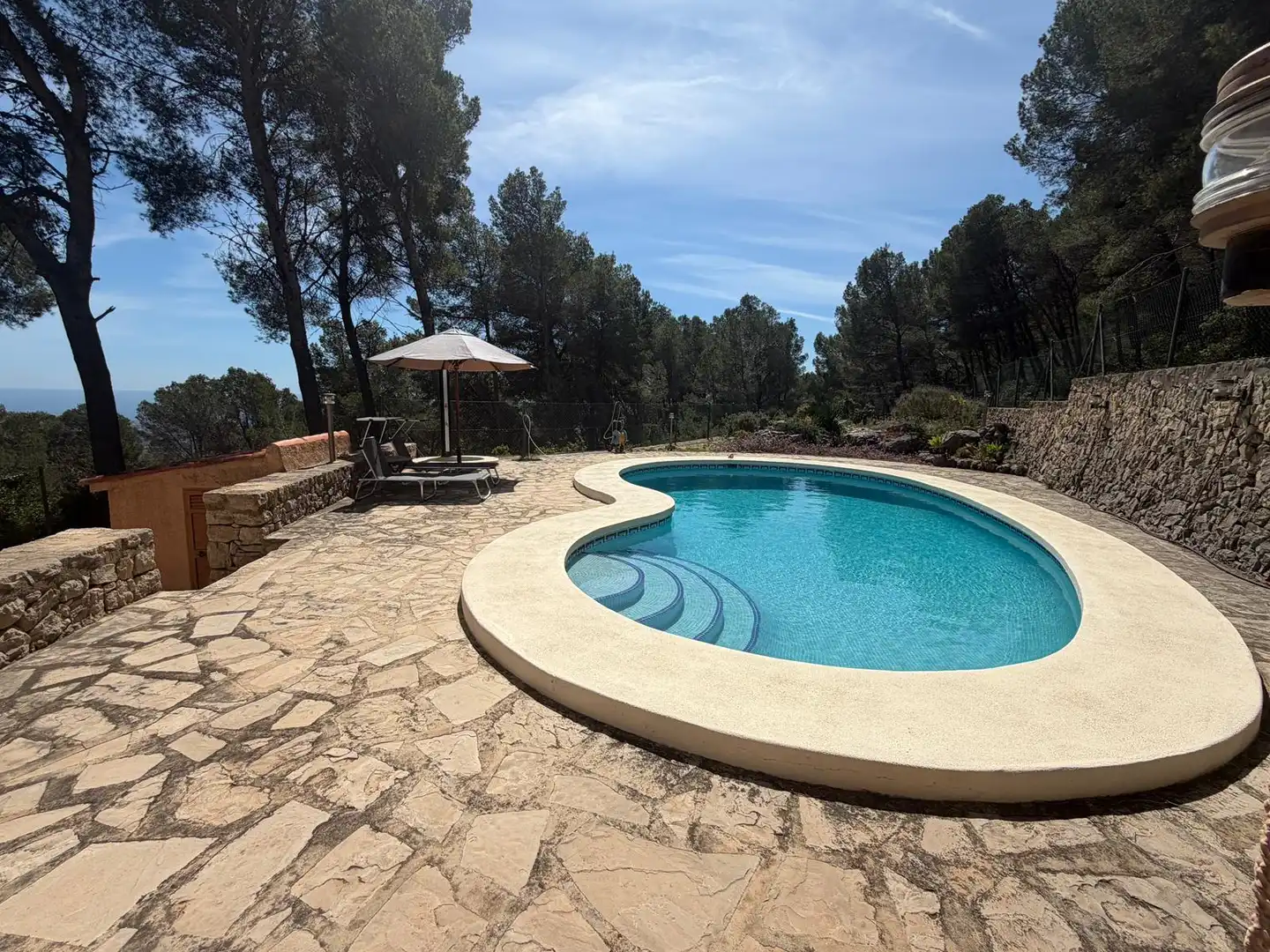 Piscina de Casa o xalet en venda en Benissa amb Aire condicionat, Jardí privat i Terrassa